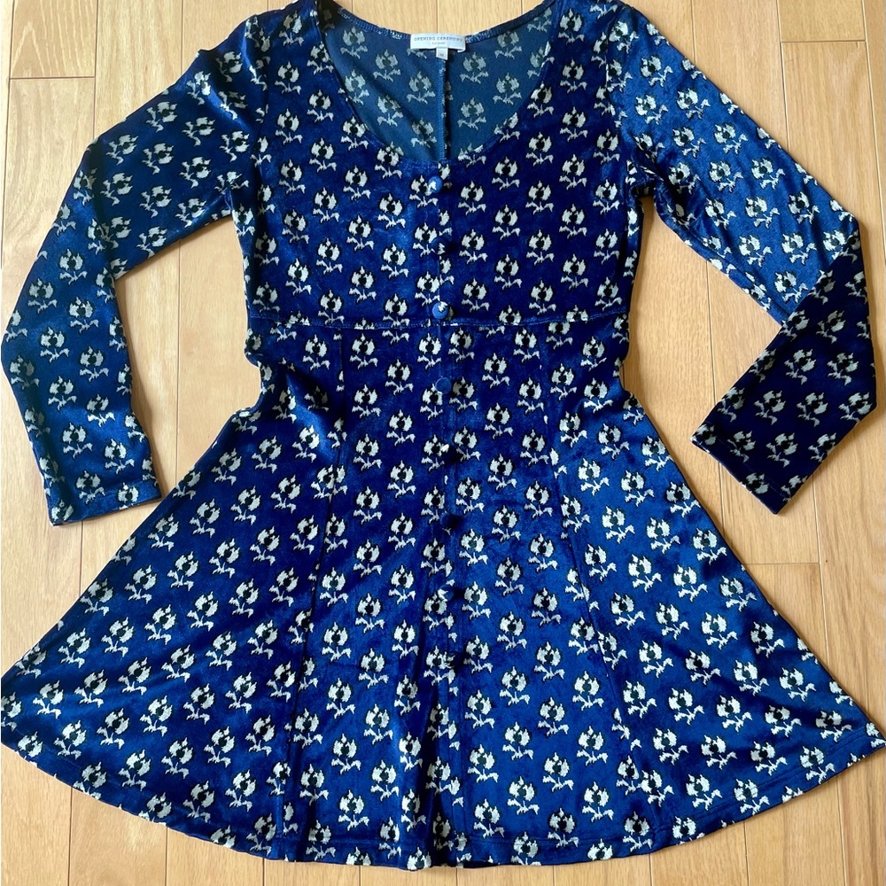 NWOT Opening Ceremony Floral Print Dress, Size M